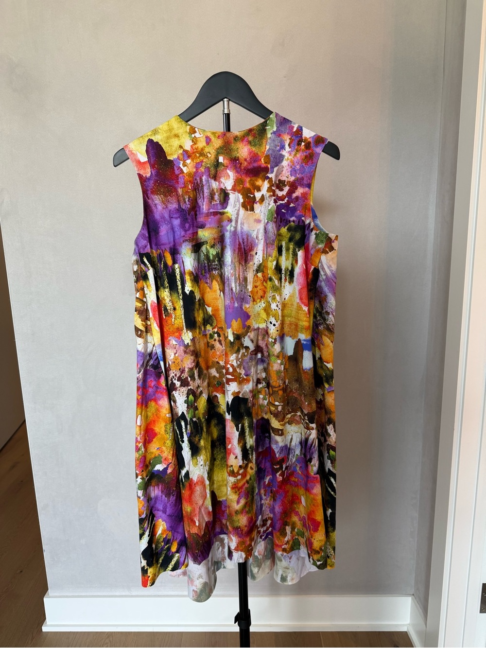 Maria Pinto - Rose 2 Dress - Biarritz Print in Purple & Gold
